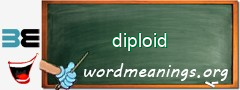 WordMeaning blackboard for diploid